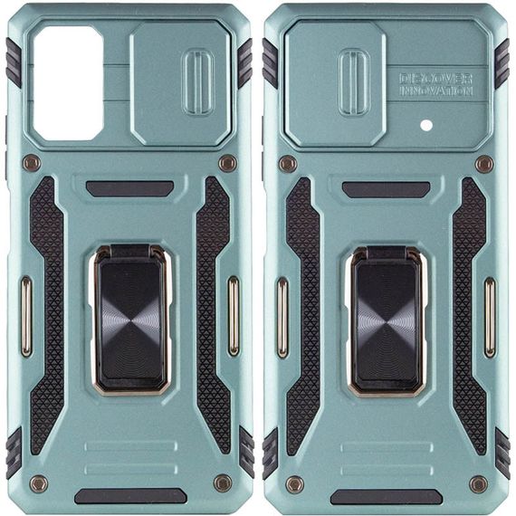 Ударопрочный чехол Camshield Army Ring для Xiaomi Poco X5 5G / Note 12 5G Зеленый / Light Green