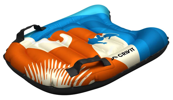 Детская надувная водная доска, бодиборд для плавания Crivit разноветный
