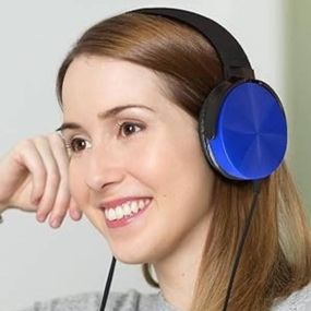 Навушники провідні 3,5 мм mini jack MDR-XB450 Сині