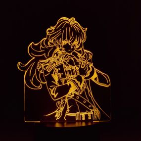 Акриловий світильник-нічник Дилюк (DILUC) жовтий tty-n000365