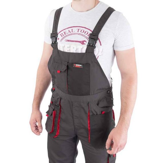 Напівкомбінезон робочий 80% поліестер, 20% бавовна, щільність 260 г/м2, S INTERTOOL SP-30211 | Зображення 5