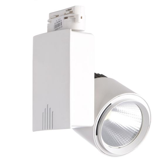 Светильник трековый поворотный LED 414/40W CW WH COB | Зображення 3