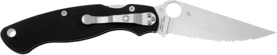 Ніж Spyderco Military 2 Serrated Black | Зображення 1