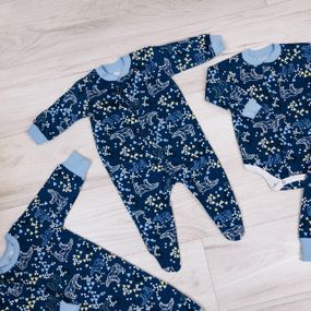 Чоловічок з начосом, 100% бавовна, принт Сузір'я р 62