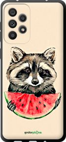 Чохол на Samsung Galaxy A73 A736B Єнотик з кавуном "4605b-2586-2448"