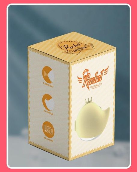 Вакуумний стимулятор клітора з вібрацією Rachel, жовтий sexstyle | Зображення 5