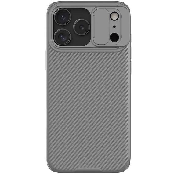 Карбонова накладка Nillkin CamShield Pro для Apple iPhone 17 Pro Max (6.9") Titanium gray | Зображення 2