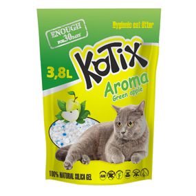 Силикагелевый наполнитель Kotix с ароматом яблока 3.8 л