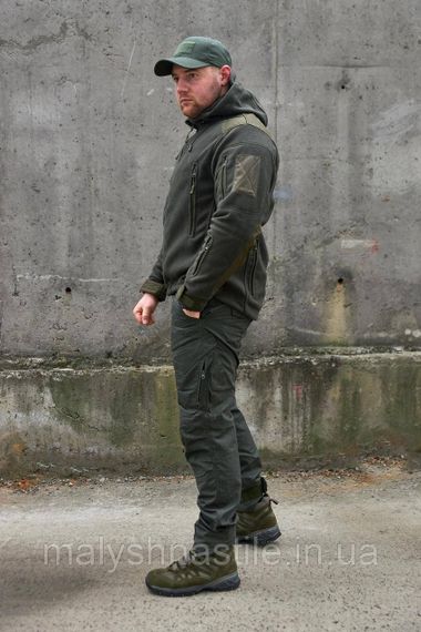 Флісова куртка SHARK SKIN GEN I MILITARY OLIVE (олива) | Зображення 8