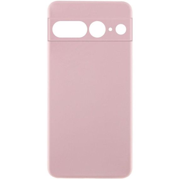 Чохол TPU GETMAN Liquid Silk Full Camera для Google Pixel 7 Pro Рожевий / Pink Sand