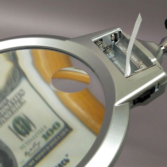 Лупа з підсвічуванням на струбцині 2LED - діаметр лінзи 130 мм | Зображення 5