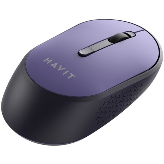 Мишка Havit HV-MS78GT Wireless Black-Purple (6939119041229) | Зображення 4
