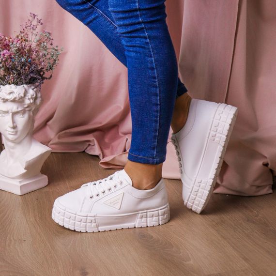 Кроссовки женские Fashion Danuta 3209 37 размер 24 см Белый | Зображення 2