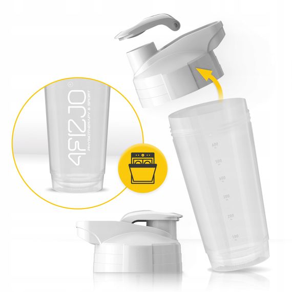 Шейкер спортивний 4FIZJO Ultra 700 мл White (P-5905973407083) | Зображення 6