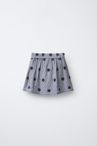 Дитяча спідниця для дівчинки Zara 122 см Сіра (26021003A) | Зображення 1
