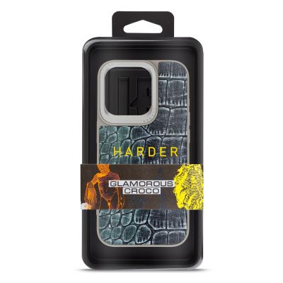 Чехол для мобильного телефона Harder Glamorous Croco Apple iPhone 15 Pro Grey Green (ARM76761) | Зображення 2