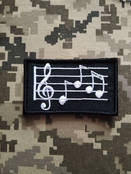 Шеврон ноты музыкант | Зображення 1