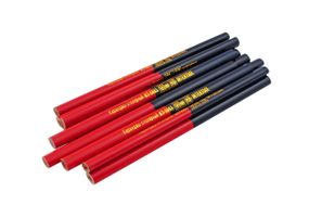 Карандаш Intertool - столярный 180 мм (12 шт.) красно-черный (KT-5003)