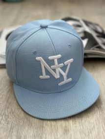 Кепка снепбек (Snapback) Нью-Йорк NY Блакитний 56-61р (9075)