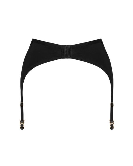 Пояс для панчох Obsessive Nesari garter belt, чорний, XS/S | Зображення 5