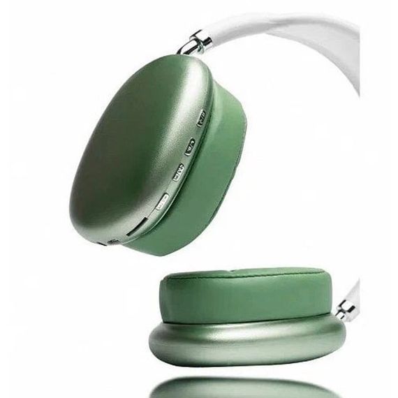 Бездротові навушники Bluetooth P9 STEREO навушники для музики для спорту з шумозаглушенням. Колір: зелений | Зображення 5