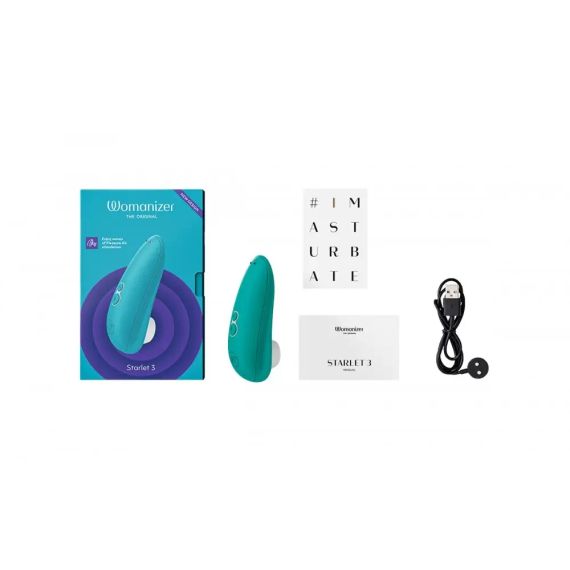 Вакуумний кліторальний стимулятор Womanizer Starlet 3 Turquoise Sex Aura | Зображення 8