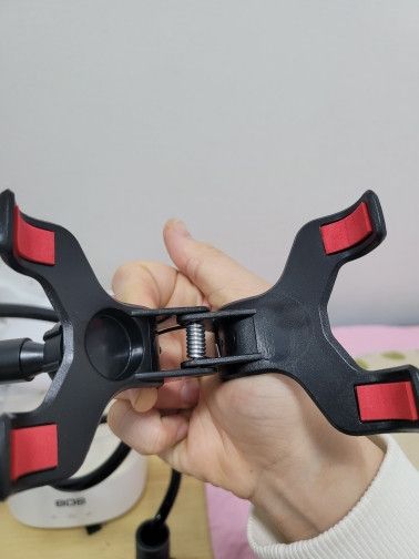 Кріплення для смартфона тримач прищіпка в приміщенні посилений | Зображення 3