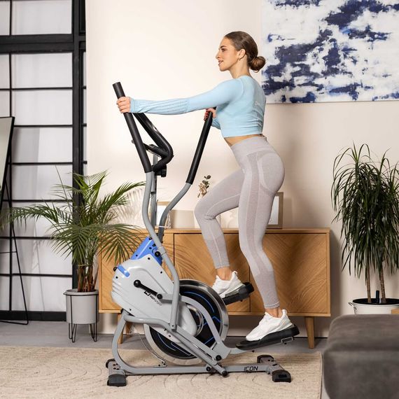 Орбитрек магнитный Hop-Sport HS-400B Icon серебристый | Зображення 1