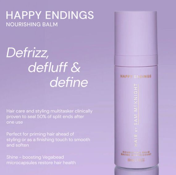 Живильний бальзам для волосся HAIR BY SAM MCKNIGHT Happy Endings Nourishing Balm 30 ml | Зображення 3