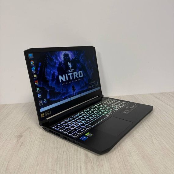 Игровой ноутбук Б-класс Acer Nitro 5 AN515-57 / 15.6" (1920x1080) IPS / Intel Core i5-11400H (6 (12) ядер по 2.7 - 4.5 GHz) / 16 GB DDR4 / 512 GB SSD / nVidia GeForce RTX 3050, 4 GB GDDR6, 128-bit / HDMI / WebCam б/у | Зображення 2