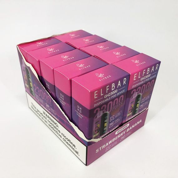 ELF BAR GH 23000 5%. Клубника Банан (Strawberry Banana) | Зображення 2