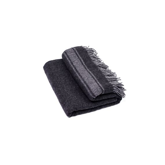 Плед Home Line 66174 Україна 140x200  45% шерсть, 5% кашемир, 50% ПАН Чорний, Сірий, Білий