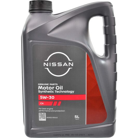 Моторна олива Nissan Motor Oil C4 5W-30 5л