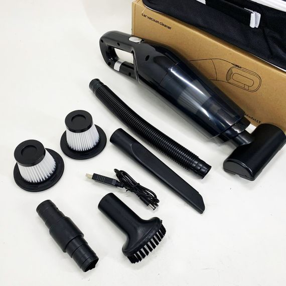 Автомобильный пылесос LT-113 мощность 120 Вт аккумуляторный 30 минут работы PK-81