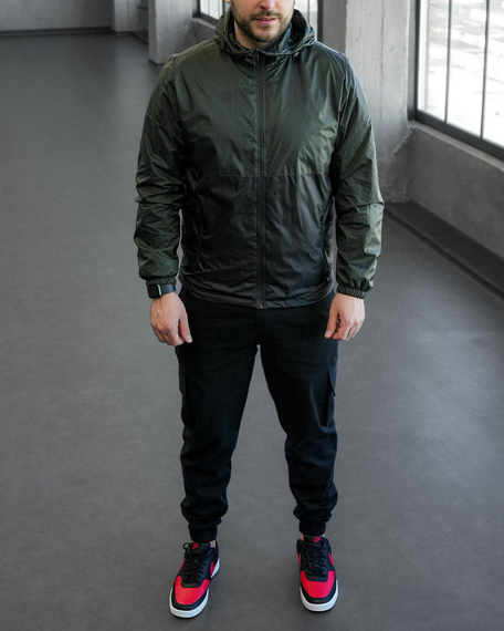 Ветровка Фэнтези хаки-черный M | Зображення 3