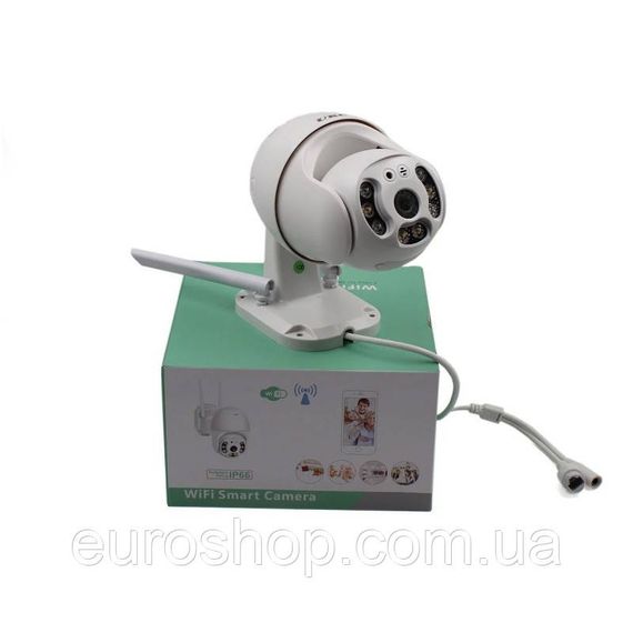 Камера для зовнішнього відеоспостереження PTZ WIFI ICSEE IP 360/90 2.0 MP вулична поворотна камера | Зображення 1
