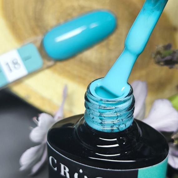 Гель-лак Crooz 18 (глубокий темно-мятный) 8мл