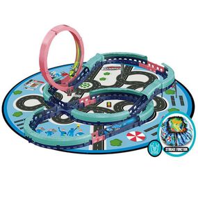 Інтерактивний трек SHT 6688-512 з 2 інерційними машинками — ще більше деталей для захопливої гри!