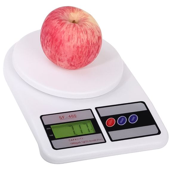 Весы кухонные UChef SF-400, электронные весы для кухни до 7 кг, Белые