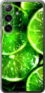 Чохол на Samsung Galaxy S24 Зелені часточки лимона "852u-3390-2448"