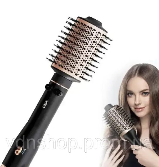 Фен-щетка, мультистайлер с холодным и горячим воздухом VGR V-494, фен стайлер для волос 800 Вт