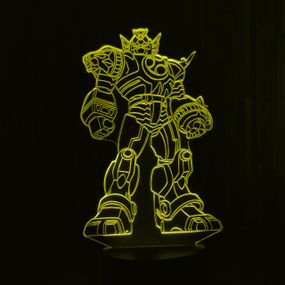 Акриловий світильник-нічник Трансформер жовтий tty-n001328