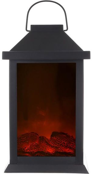 Камін декоративний "Black&Fire" з LED підсвічуванням, 14х15х31см