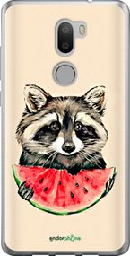 Чохол на Xiaomi Mi 5s Plus Єнотик з кавуном "4605u-396-2448"