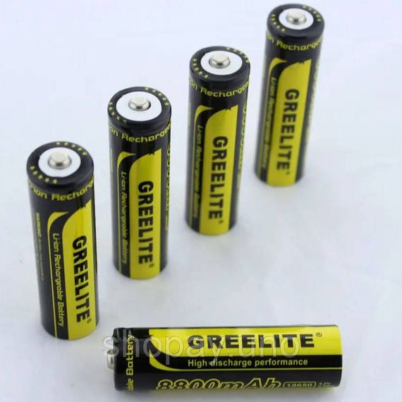 Акумулятор (1шт) 18650 Greelite 4.2V 9.6Wh Li-ion батарейка для ліхтарика ZA-13 | Зображення 7