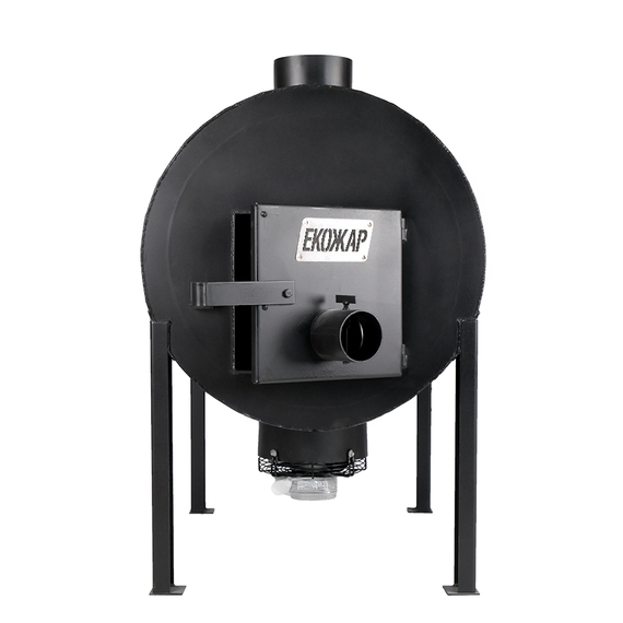 Дров'яна піч буржуйка Екожар Про 500 плюс комплект із вентилятором ВЖИВАНА (1міс.) | Зображення 2