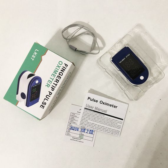 Пульсоксиметр Fingertip pulse oximeter LK87. HC-979 Цвет: синий | Зображення 5