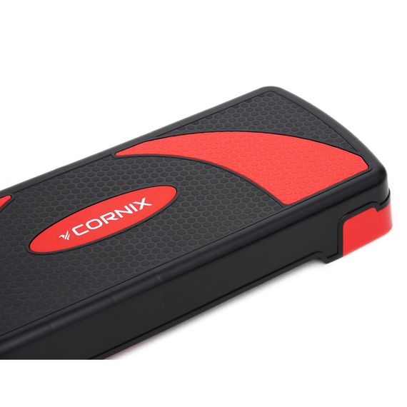 Степ-платформа 3-ступінчаста Cornix 78 х 29 х 10-20 см XR-0185 Black/Red | Зображення 3