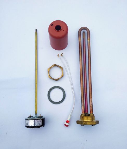 Тен 1500W для літнього душа в зборі з регулятором | Зображення 2