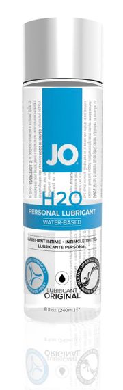 Змазка на водній основі JO H2O ORIGINAL (240 мл) оліїста і гладенька, рослинний гліцерин Sex Aura